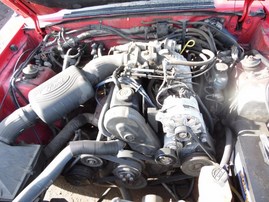 1989 FORD MUSTANG LX RED CONV 2.3L AT F18051